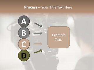 News Television Person PowerPoint Template