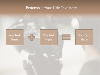 News Television Person PowerPoint Template