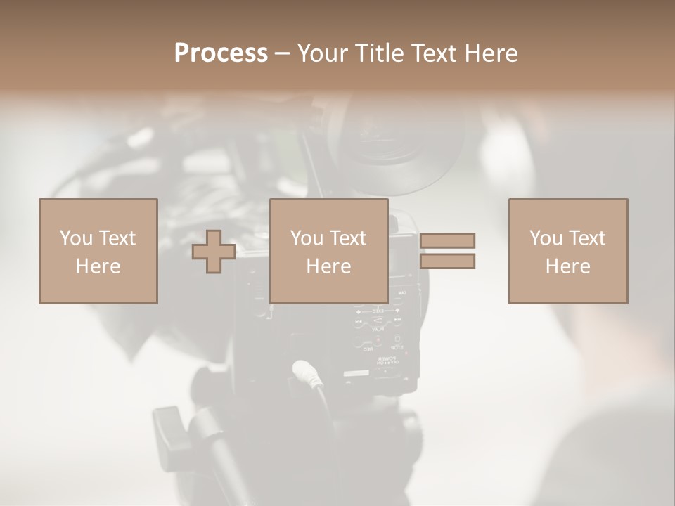 News Television Person PowerPoint Template