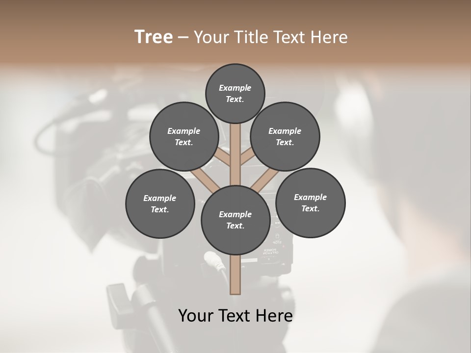 News Television Person PowerPoint Template