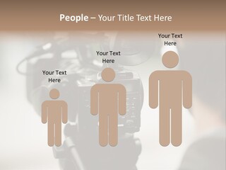 News Television Person PowerPoint Template