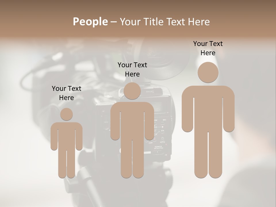 News Television Person PowerPoint Template