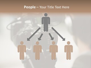 News Television Person PowerPoint Template