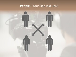 News Television Person PowerPoint Template