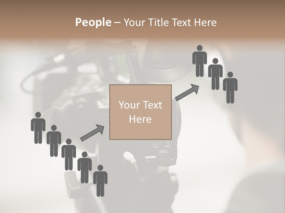 News Television Person PowerPoint Template