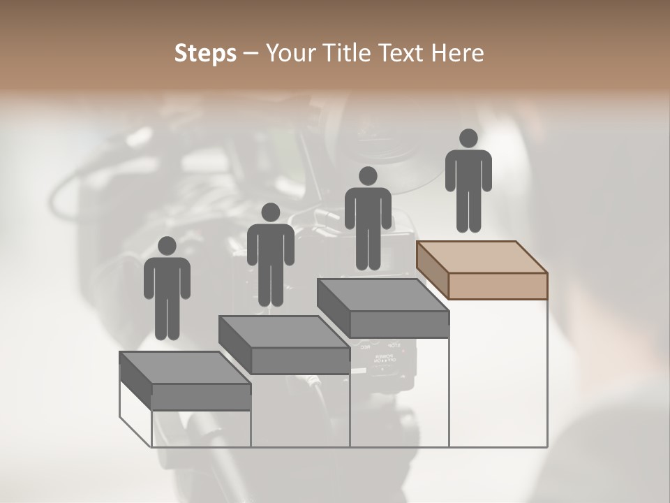 News Television Person PowerPoint Template