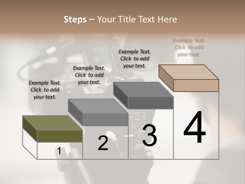 News Television Person PowerPoint Template