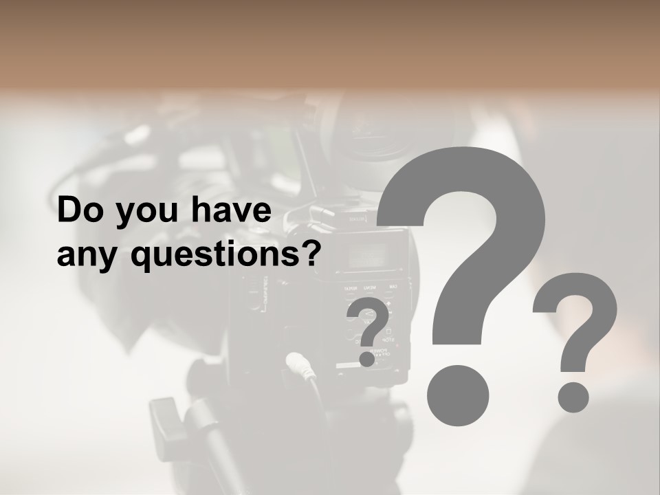 News Television Person PowerPoint Template