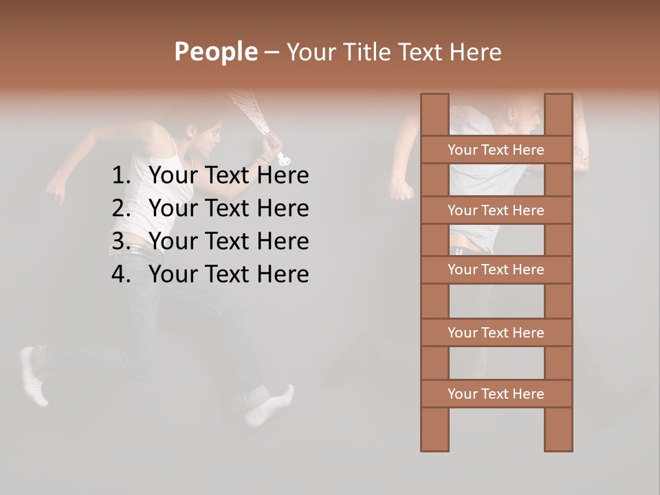 Punk Young People PowerPoint Template