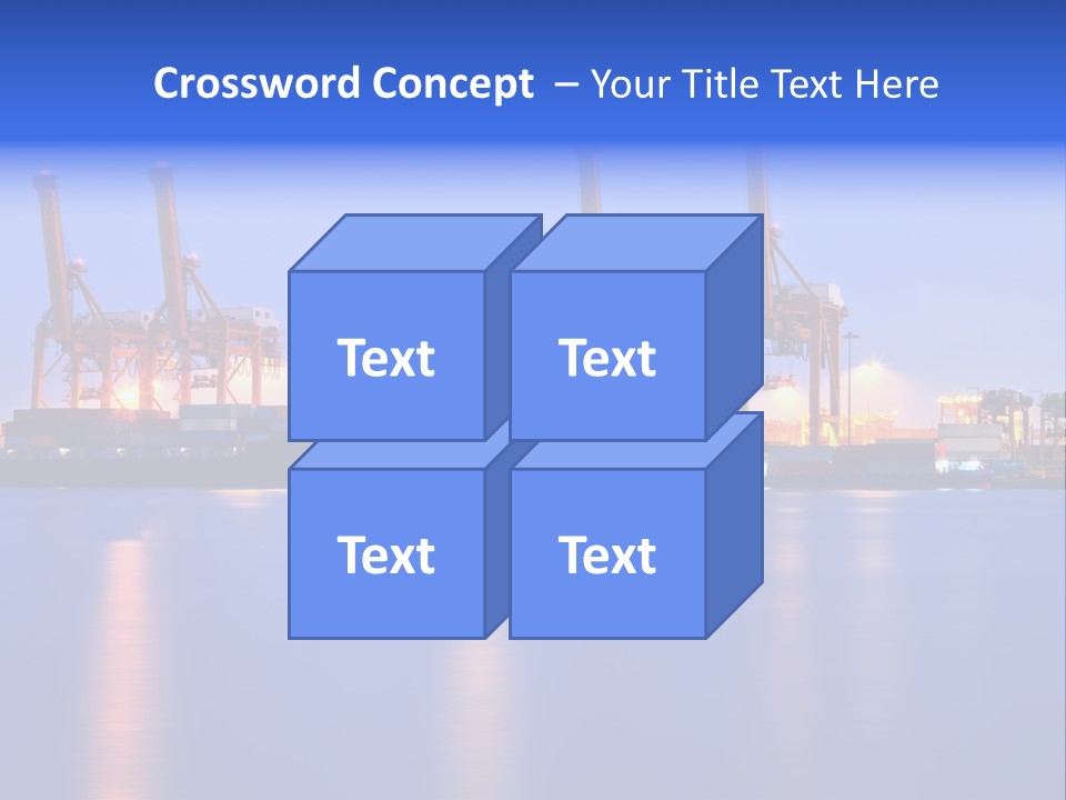Tanker Gantry Liner PowerPoint Template