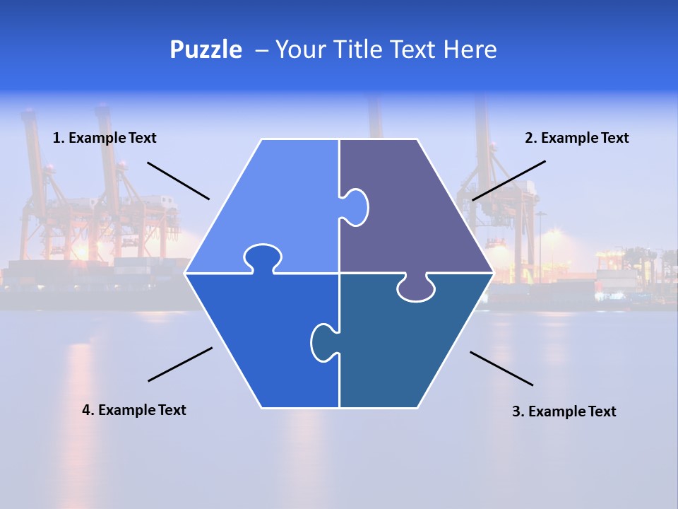 Tanker Gantry Liner PowerPoint Template
