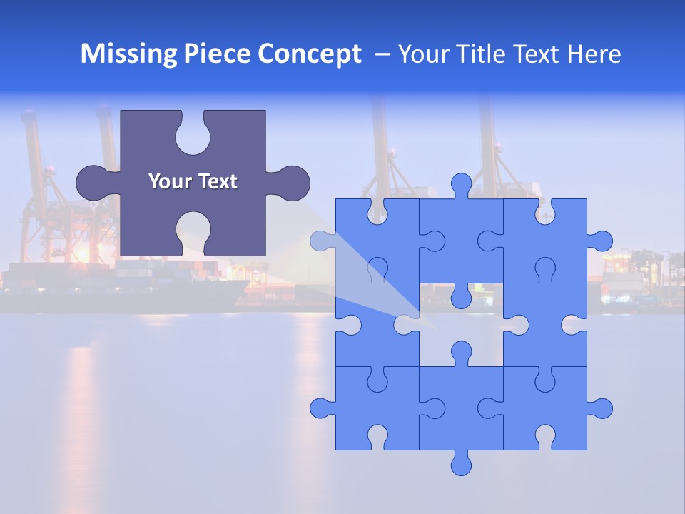 Tanker Gantry Liner PowerPoint Template