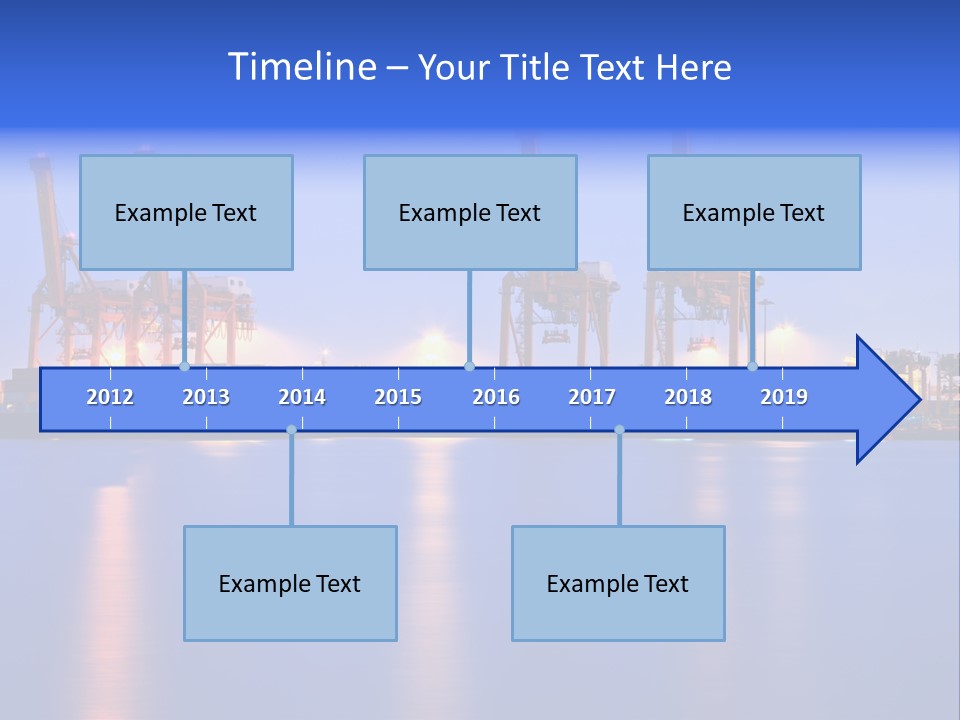 Tanker Gantry Liner PowerPoint Template