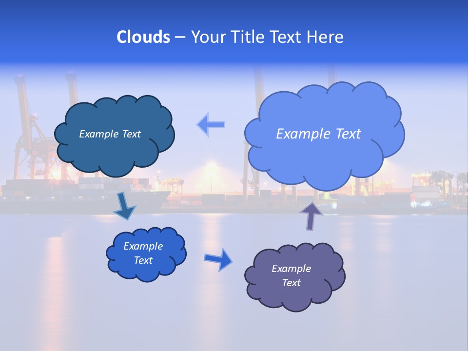 Tanker Gantry Liner PowerPoint Template