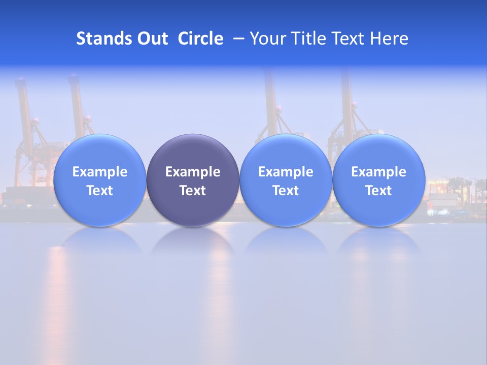 Tanker Gantry Liner PowerPoint Template