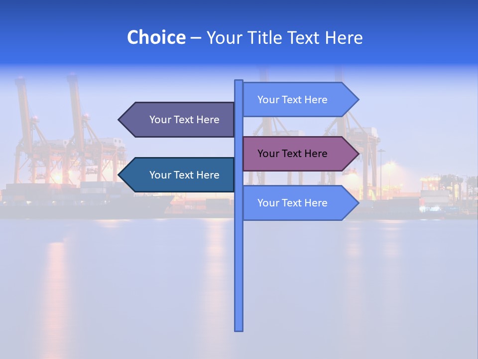 Tanker Gantry Liner PowerPoint Template