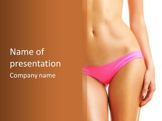 Swimwear Passion Tease PowerPoint Template