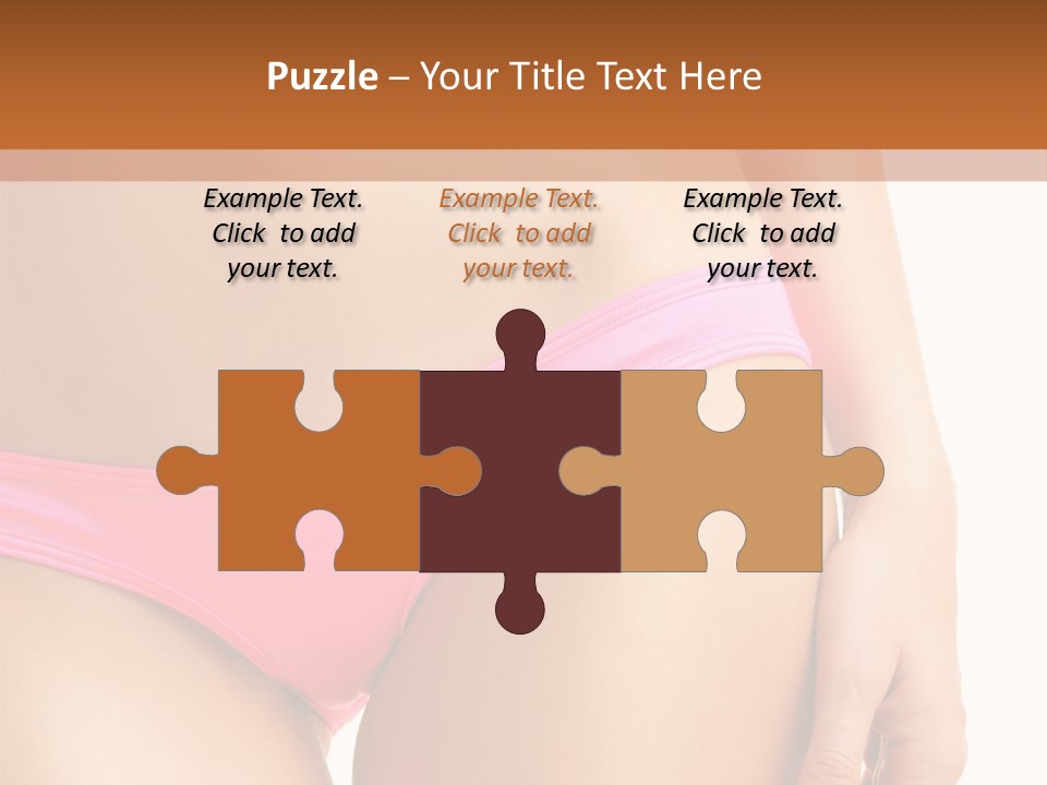 Swimwear Passion Tease PowerPoint Template