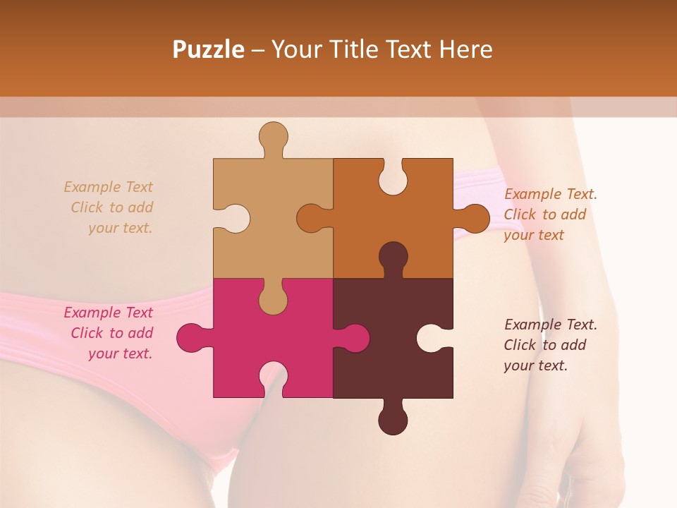 Swimwear Passion Tease PowerPoint Template