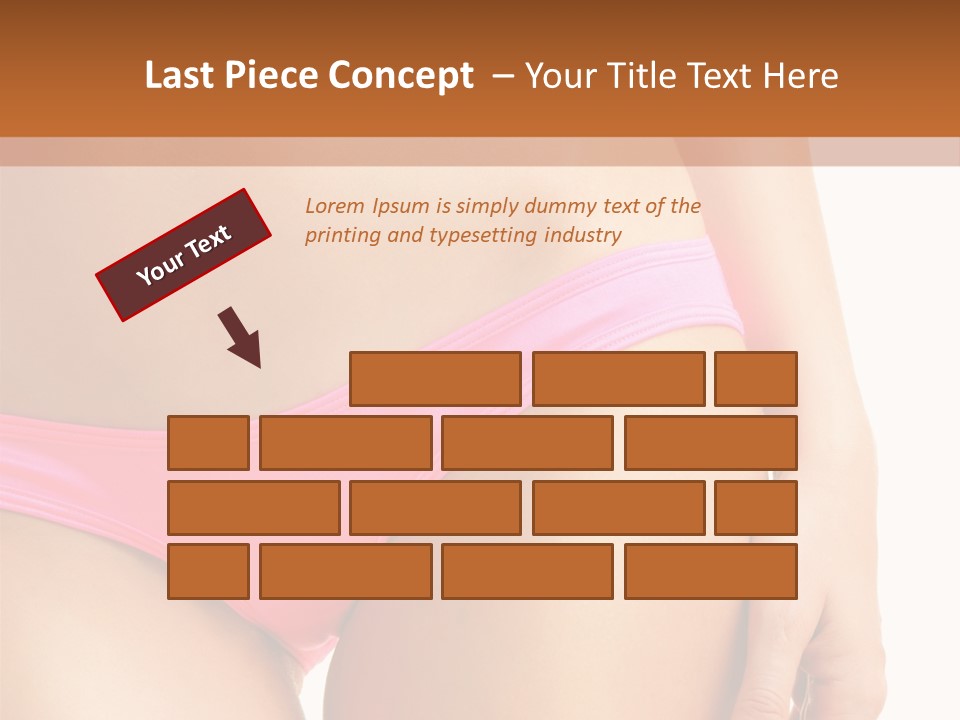 Swimwear Passion Tease PowerPoint Template