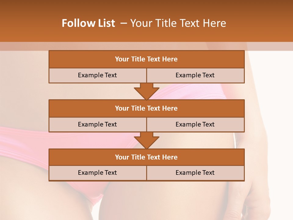 Swimwear Passion Tease PowerPoint Template