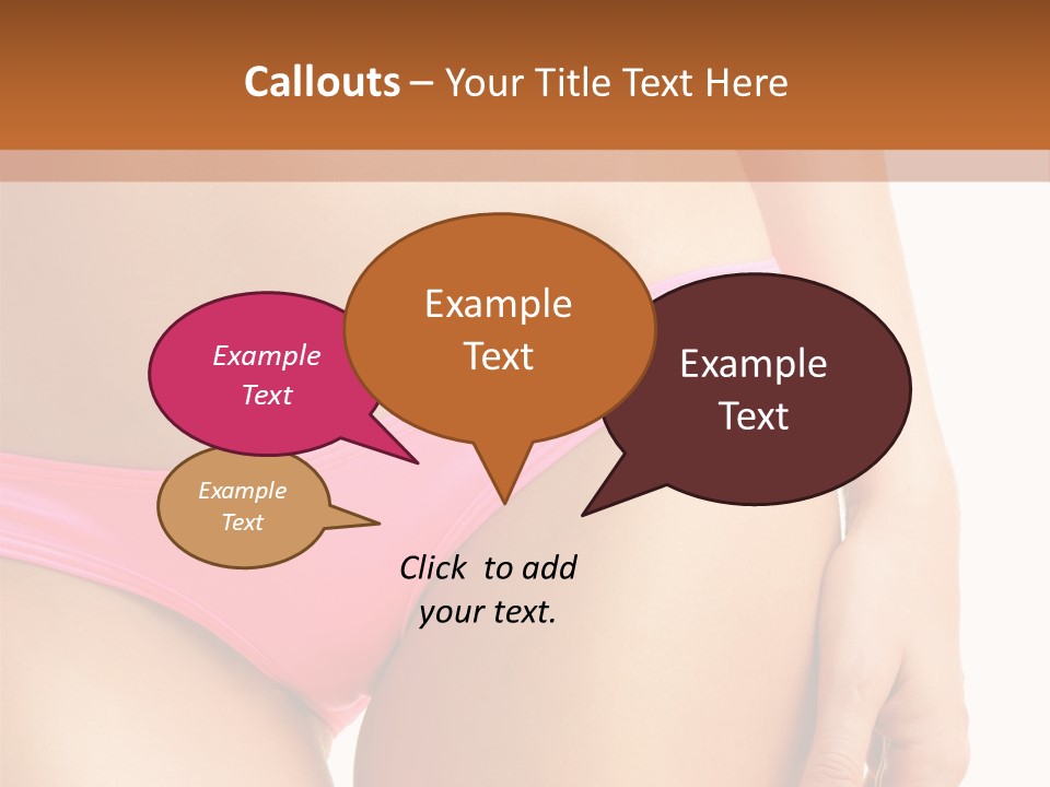 Swimwear Passion Tease PowerPoint Template