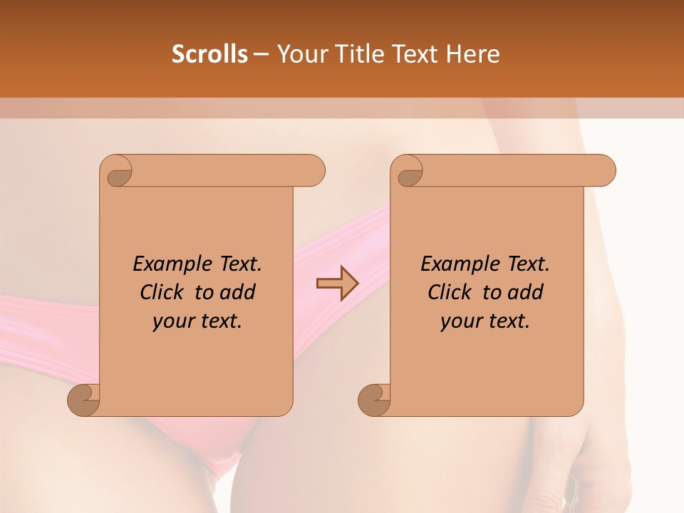 Swimwear Passion Tease PowerPoint Template
