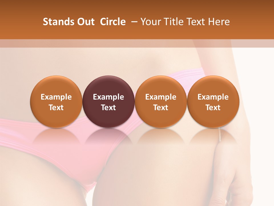 Swimwear Passion Tease PowerPoint Template