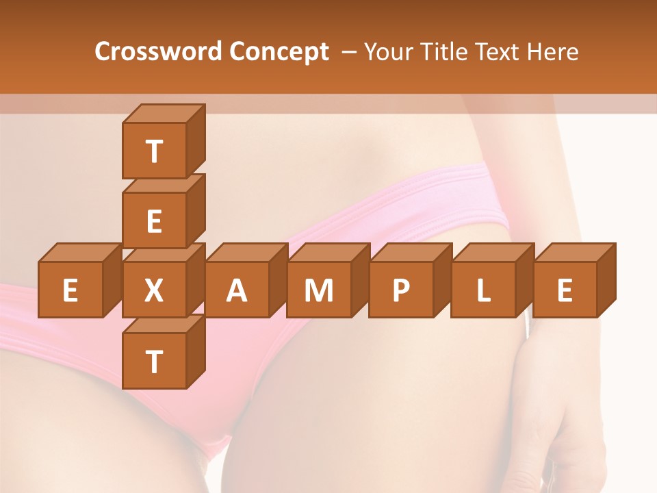 Swimwear Passion Tease PowerPoint Template