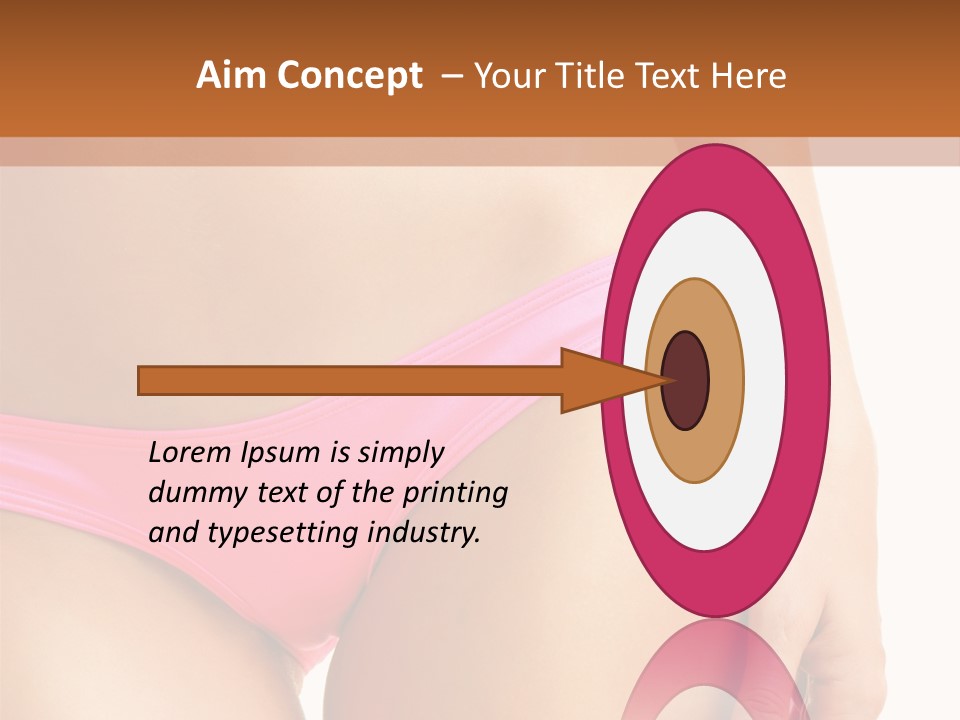 Swimwear Passion Tease PowerPoint Template