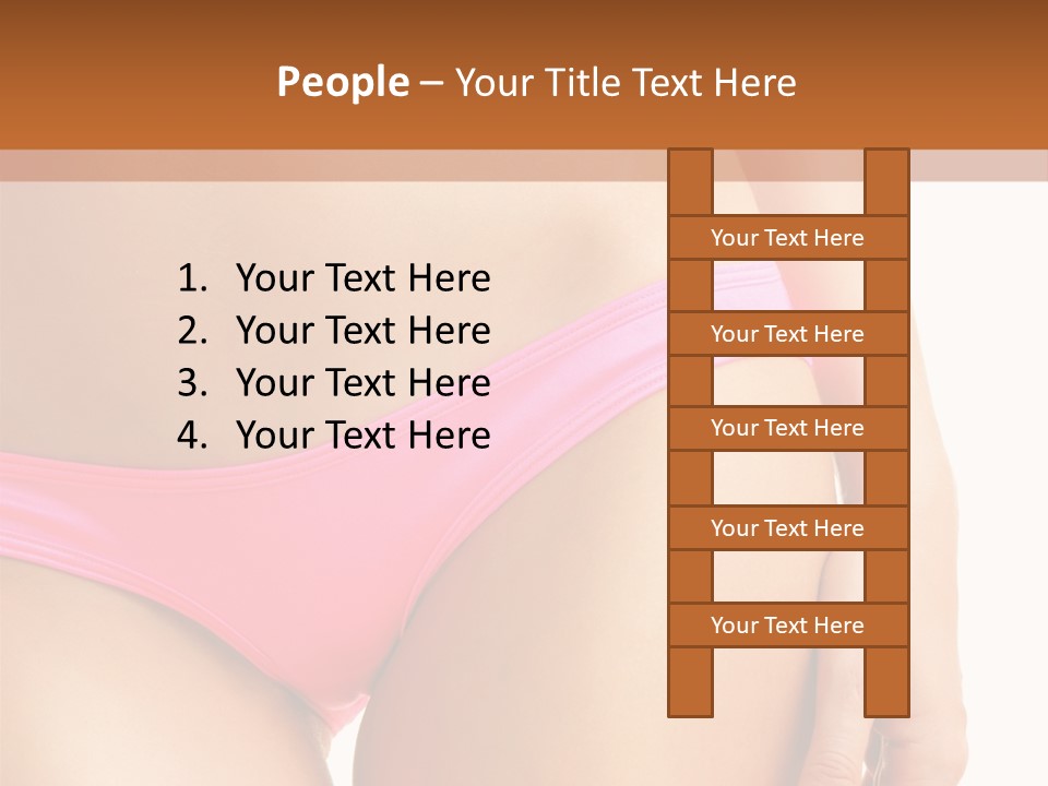 Swimwear Passion Tease PowerPoint Template