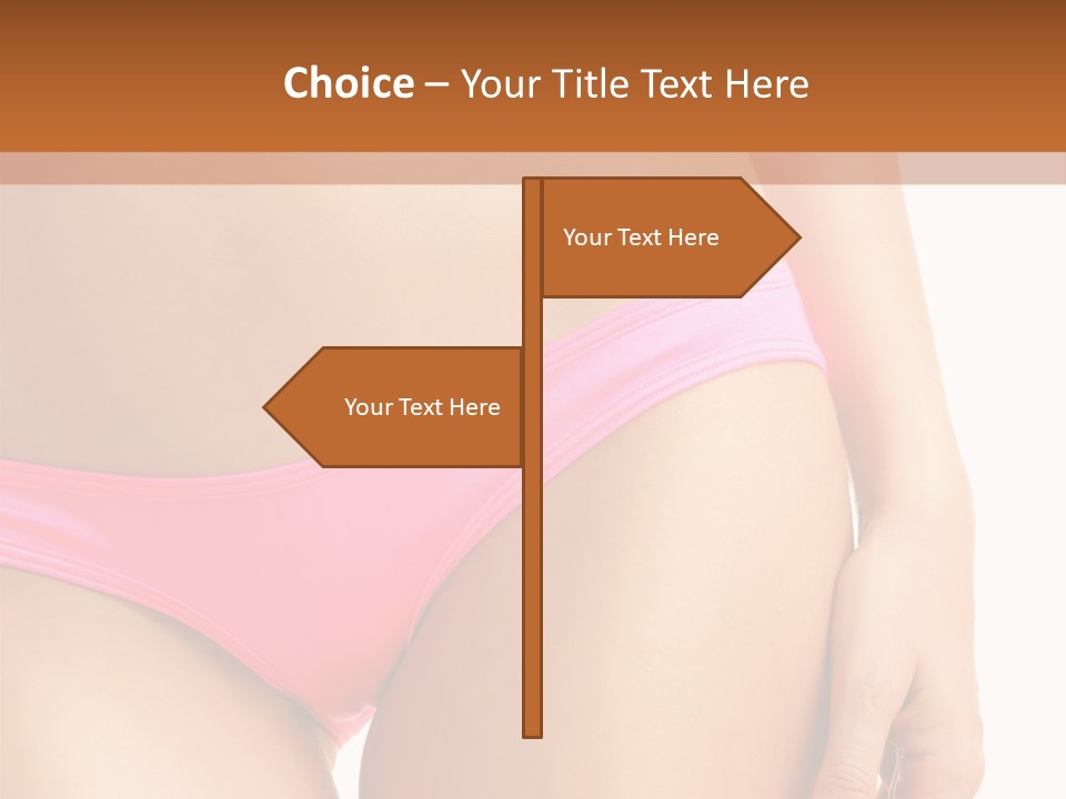 Swimwear Passion Tease PowerPoint Template