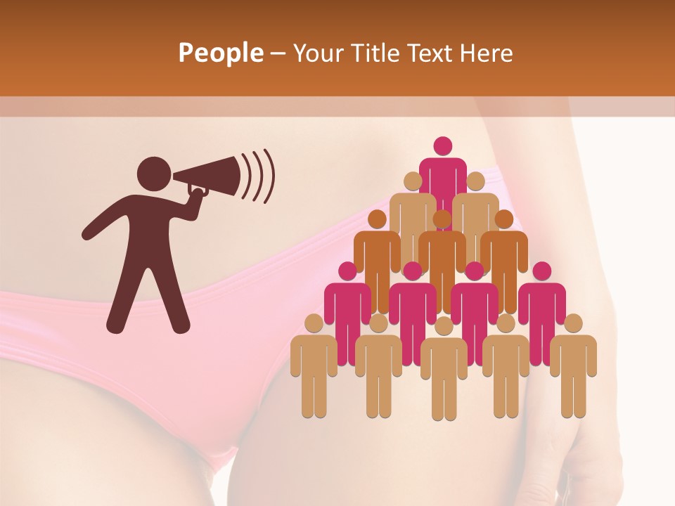 Swimwear Passion Tease PowerPoint Template