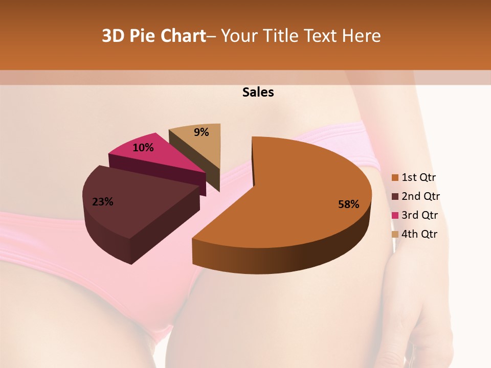 Swimwear Passion Tease PowerPoint Template