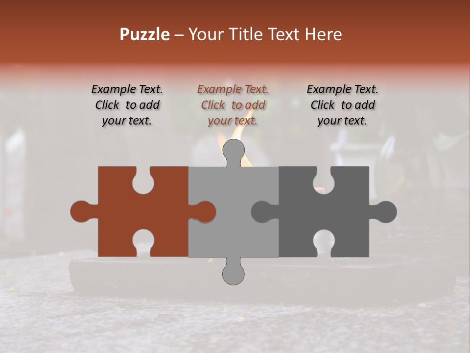 White Crematorium Cemetery PowerPoint Template