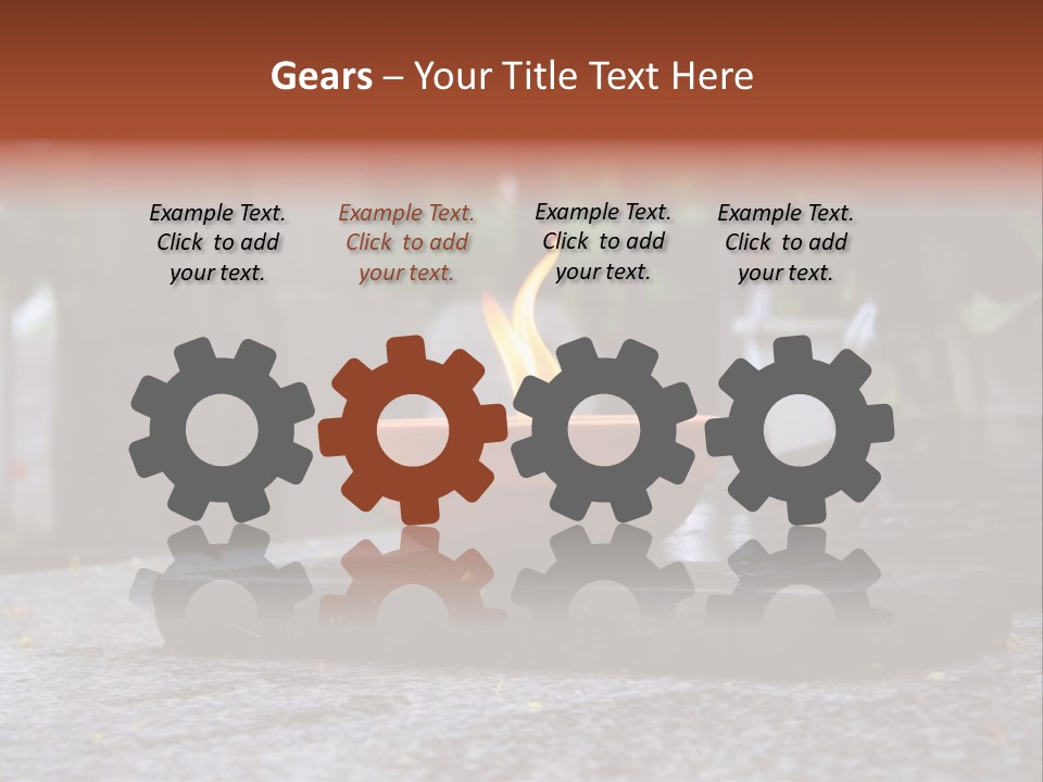 White Crematorium Cemetery PowerPoint Template