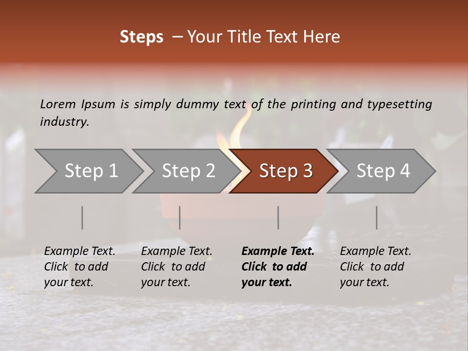 White Crematorium Cemetery PowerPoint Template