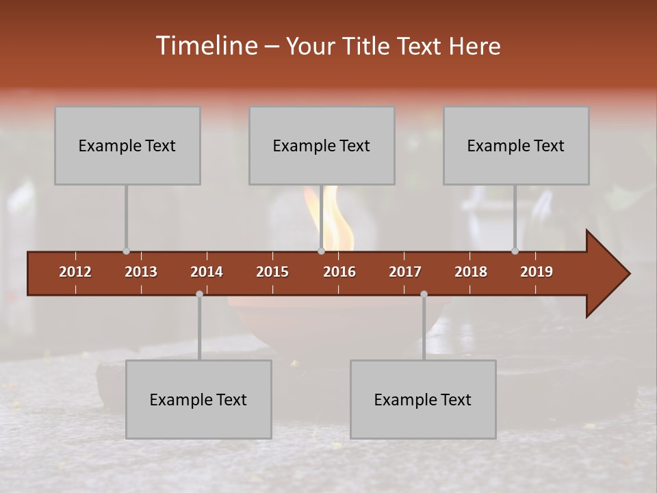 White Crematorium Cemetery PowerPoint Template