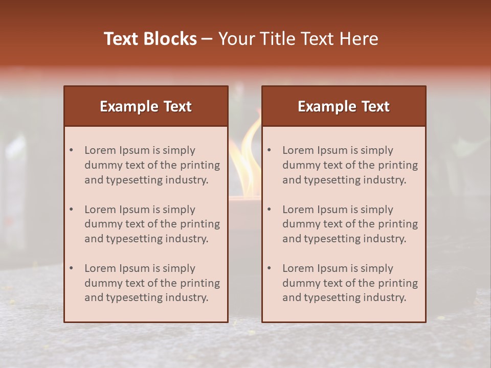 White Crematorium Cemetery PowerPoint Template