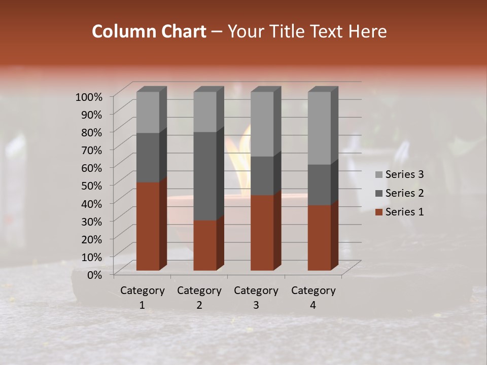 White Crematorium Cemetery PowerPoint Template