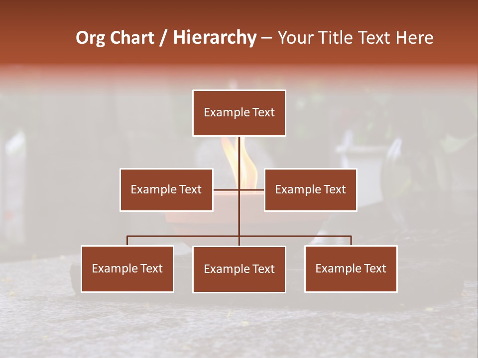White Crematorium Cemetery PowerPoint Template