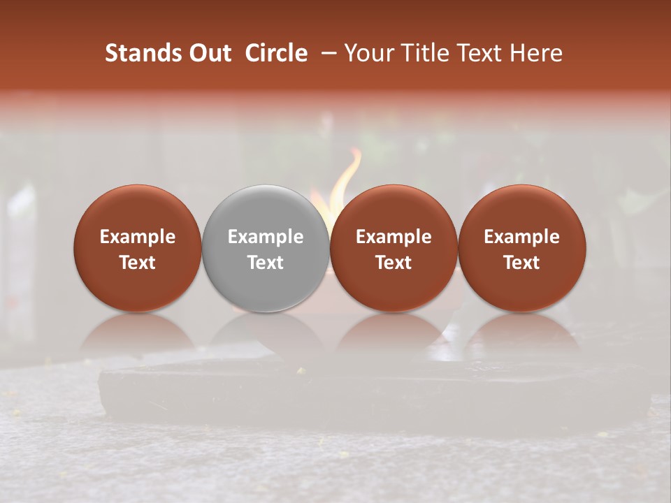 White Crematorium Cemetery PowerPoint Template