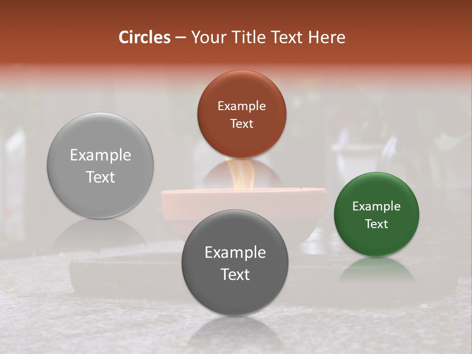 White Crematorium Cemetery PowerPoint Template