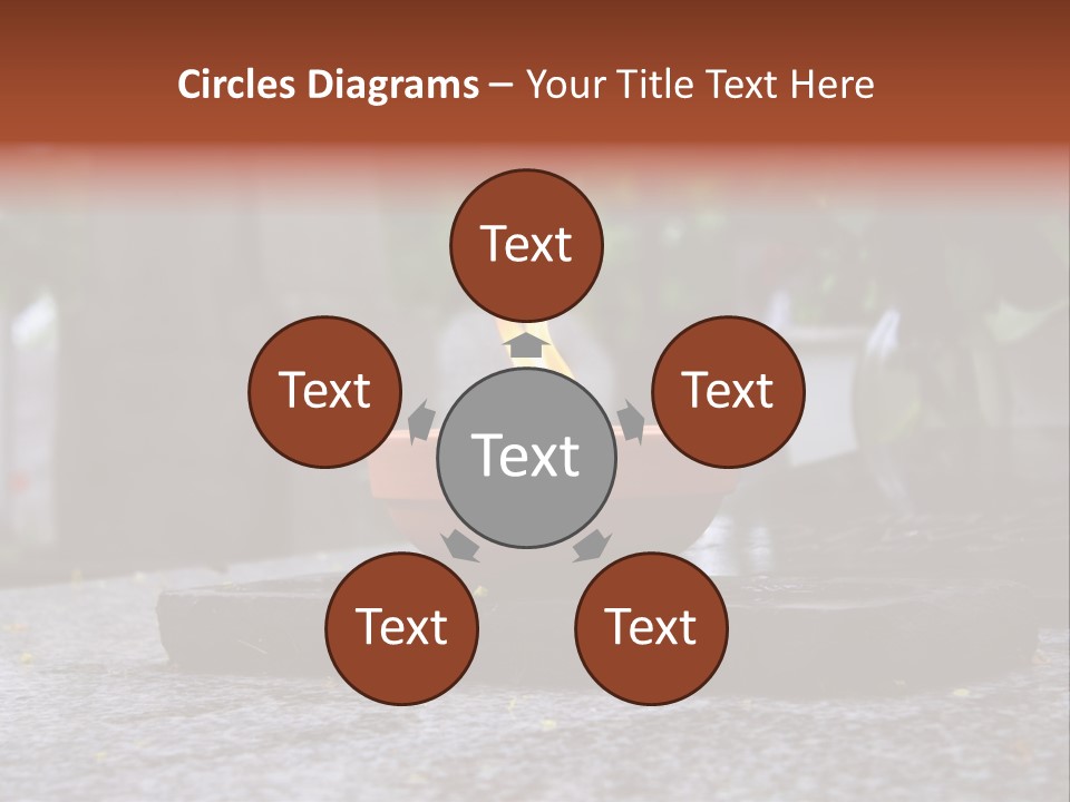 White Crematorium Cemetery PowerPoint Template