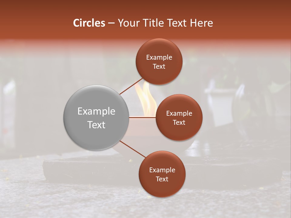 White Crematorium Cemetery PowerPoint Template