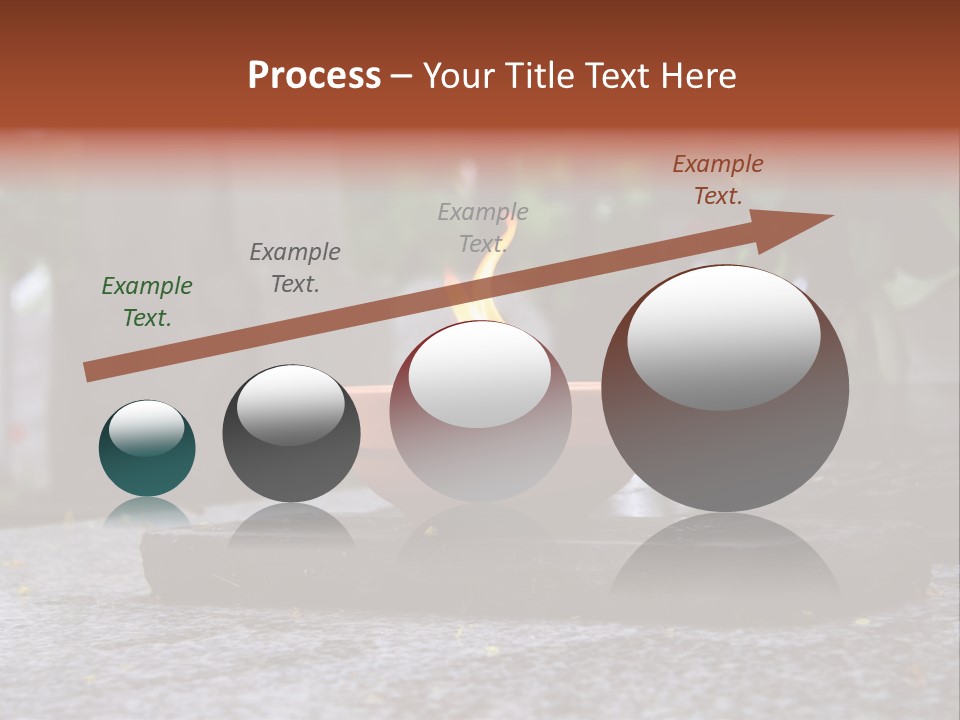 White Crematorium Cemetery PowerPoint Template