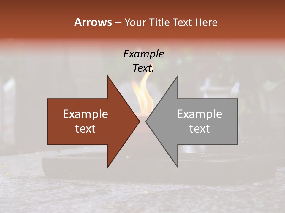 White Crematorium Cemetery PowerPoint Template