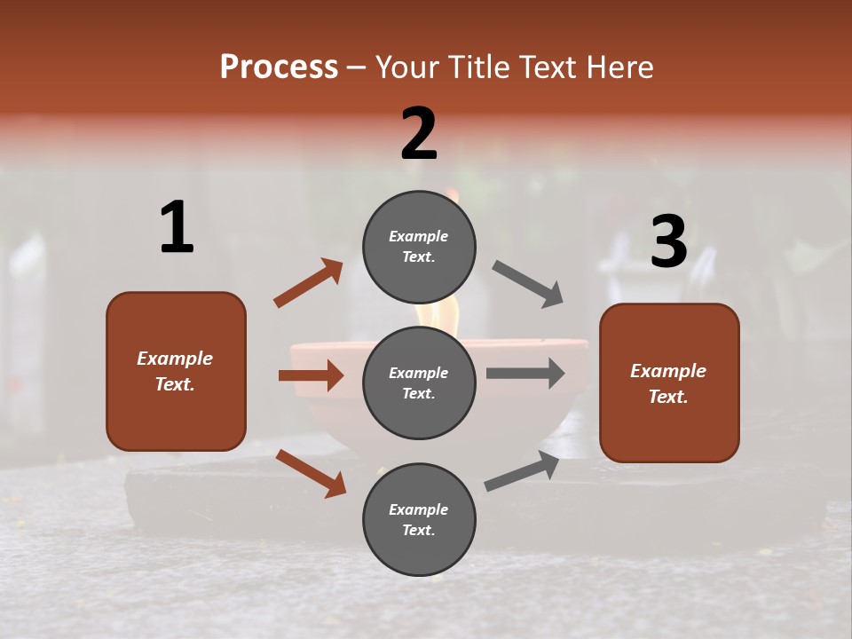 White Crematorium Cemetery PowerPoint Template