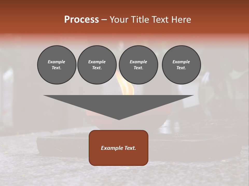 White Crematorium Cemetery PowerPoint Template