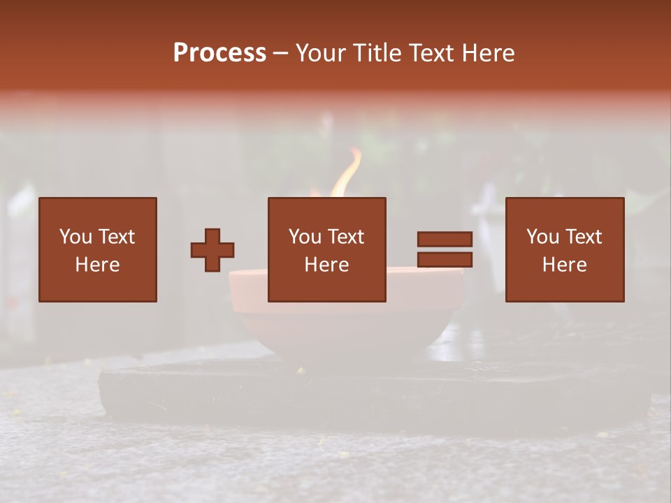 White Crematorium Cemetery PowerPoint Template